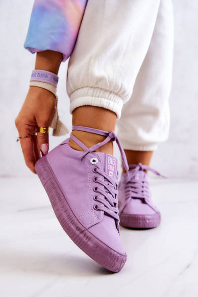 Dámske nízke tenisky Veľká hviezda JJ274416 Purple