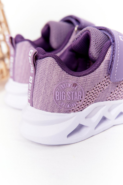 Dětské Sportovní Obuv Sneakersy Big Star HH374183 Fialové