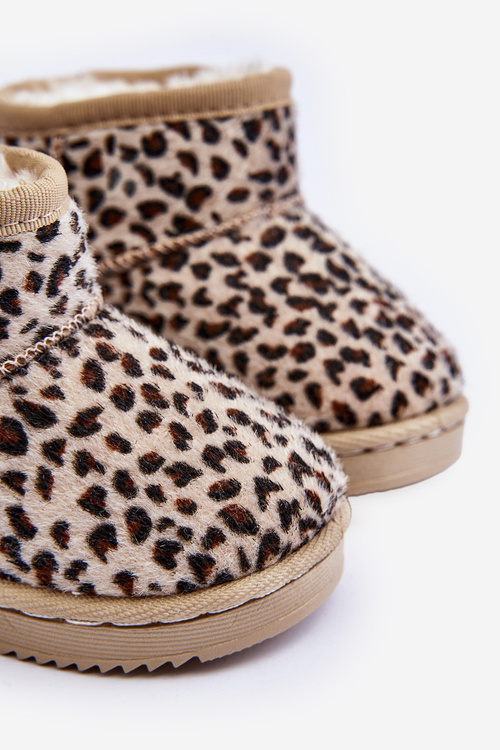 Detské izolované topánky Snow topánky béžové gooby