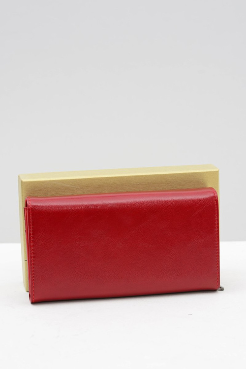 Veľká dámska červená peňaženka