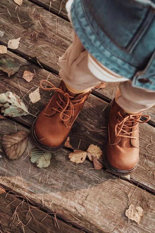 Dětské boty traperky teplé hnědé Moa