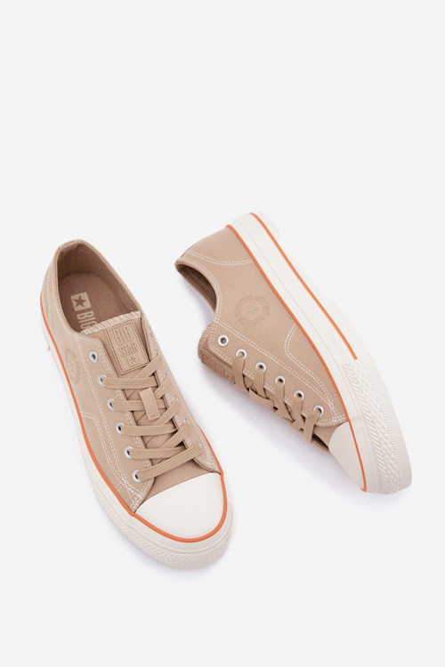 Pánské Tenisky Na Platformě Big Star RR174323 Béžové