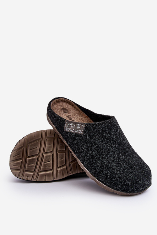 Mužské domácí boty Inblu CR000015 tmavě šedé