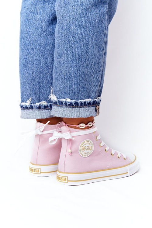 Dámske vysoké tenisky Veľká hviezda HH274447 Pink