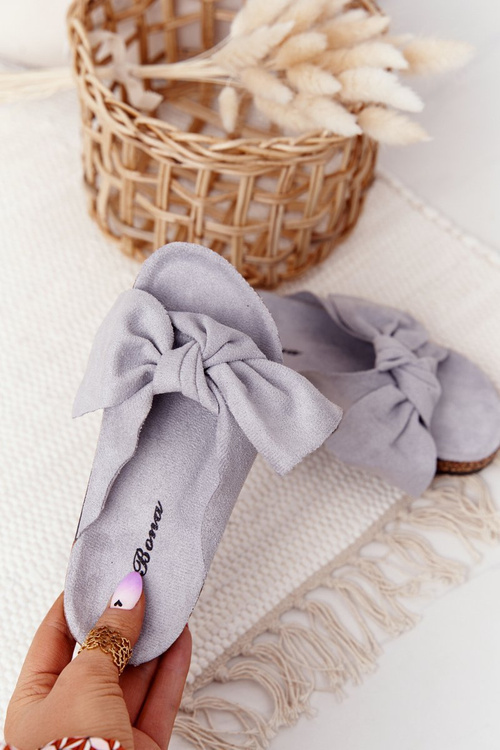 Dětské Pantofle Na Korku Šedé Little Wendy