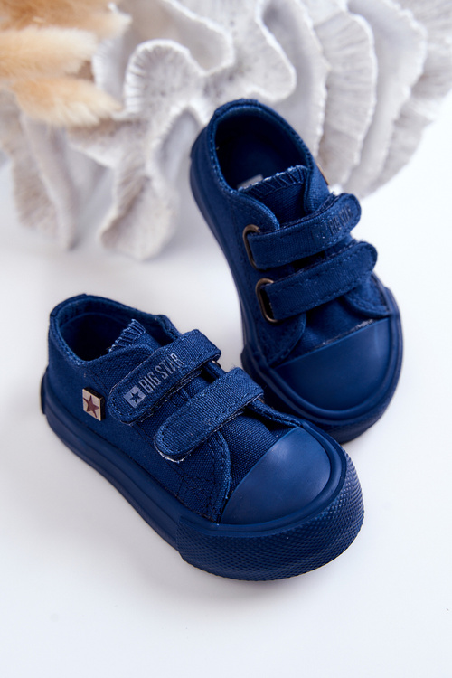 Detská klasická veľká hviezda JJ374039 Navy Blue tenisky