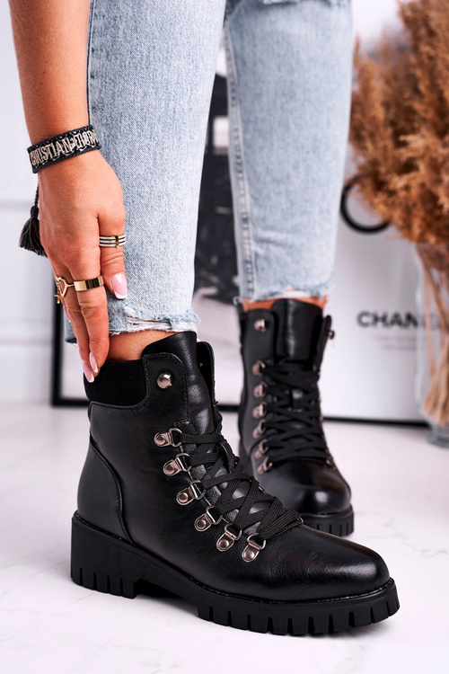 Dámské Kotníkové Boty Černé Endragon