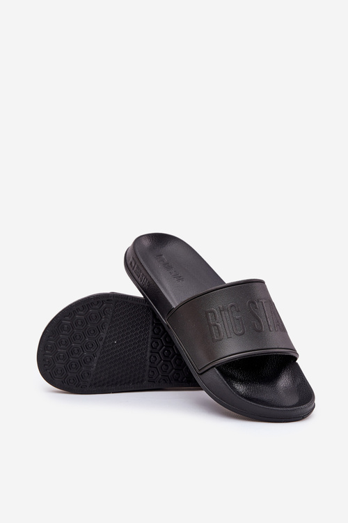 Lehké Pěnové Pantofle Pánské Big Star MM174322 Černé