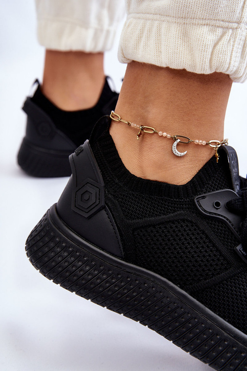 Dámske pohodlné tenisky Pamäť penového systému Big Star LL274414 Čierna