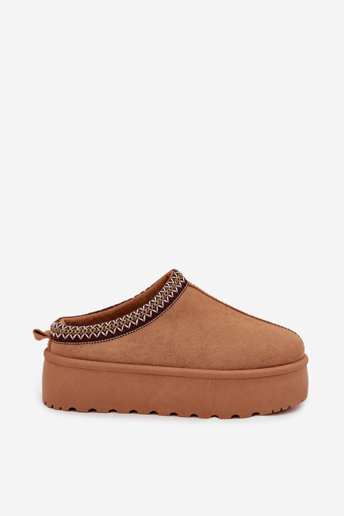 Dámské sněhule s ozdobným výšivkou Camel Jenira