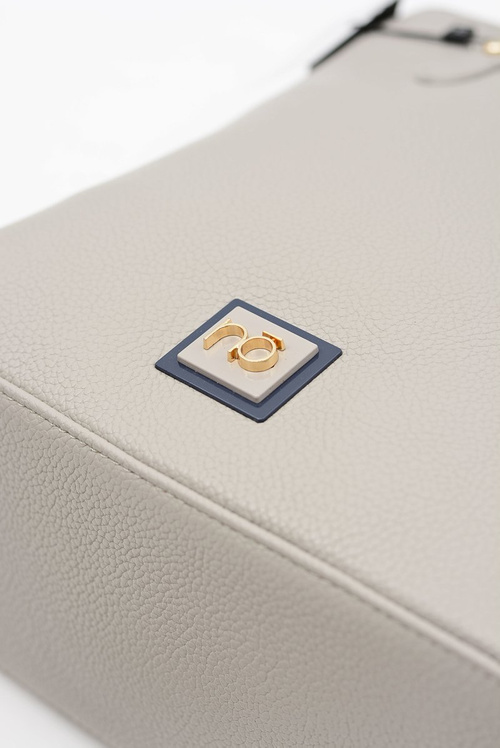 Veľká dámska šedá kabelka Nobo