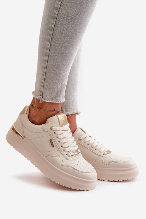 Dámské Tenisky Na Platformě Big Star OO274757 HI-POLY SYSTEM Bílé