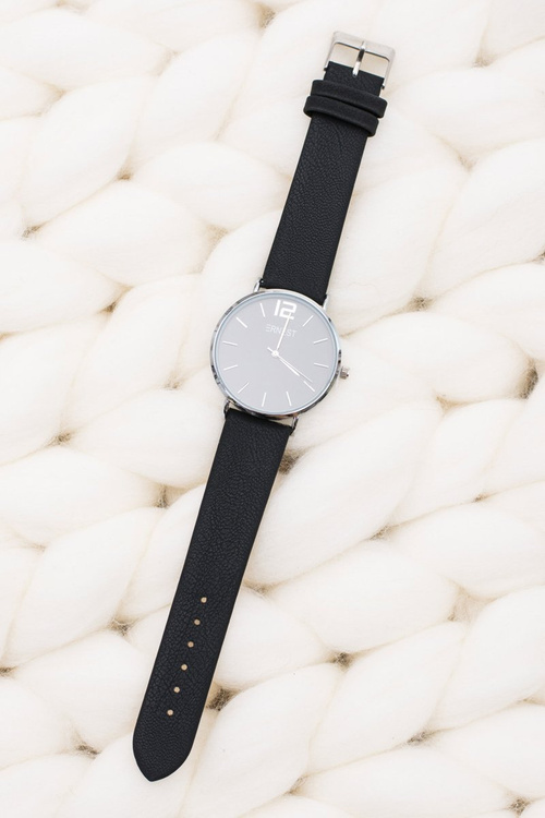 Stylish Leather Black Women Ernest Watch