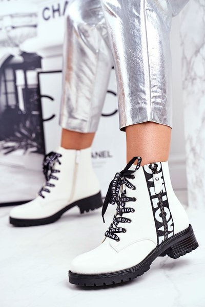 Dámske biele topánky