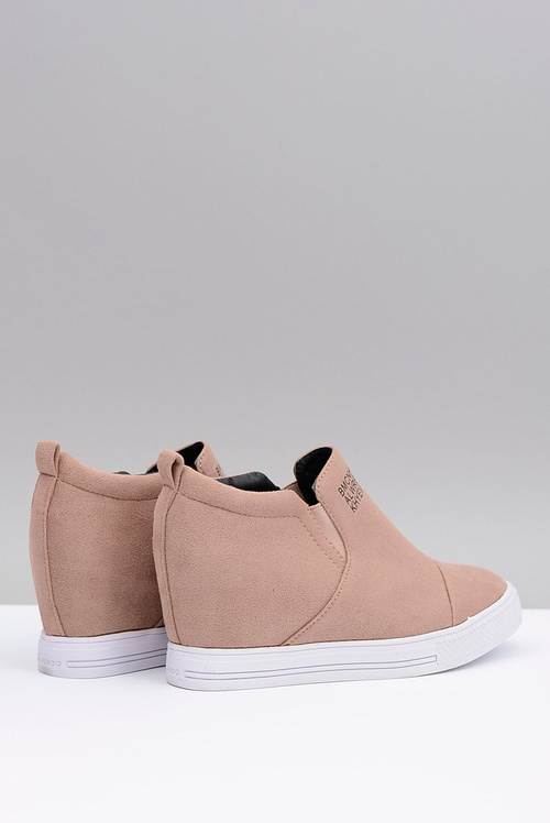 Dámske tenisky na sketers lu boo skĺzli béžovú kaori