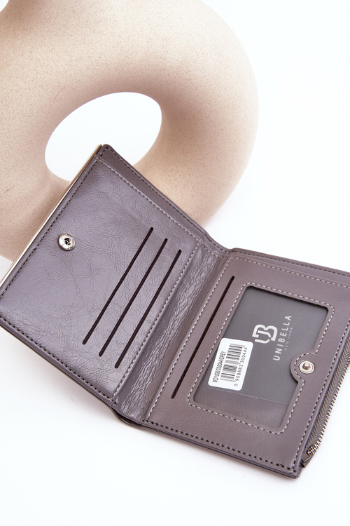Dámská peněženka z eko kůže šedá Cudea
