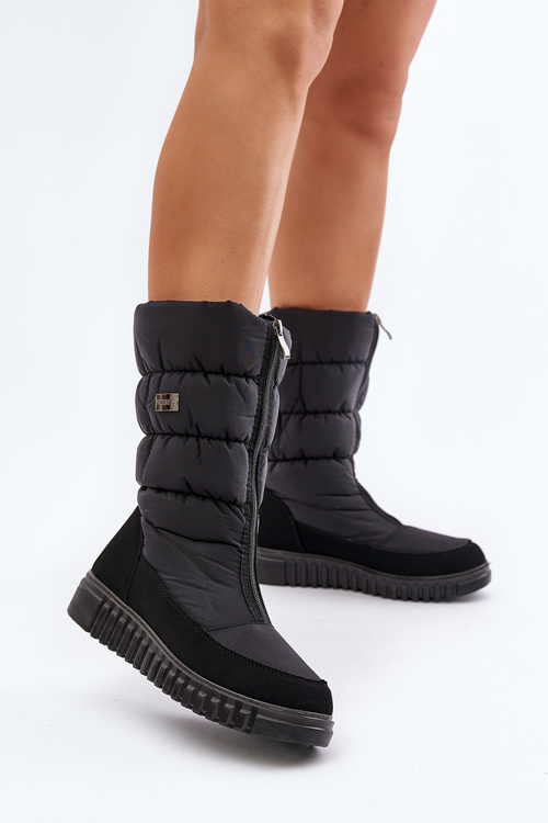 Dámské zateplené sněhule Progress PROGJ-22-136 Černé