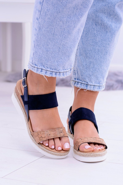 Dámske sandále pre felucci bielizne kliny