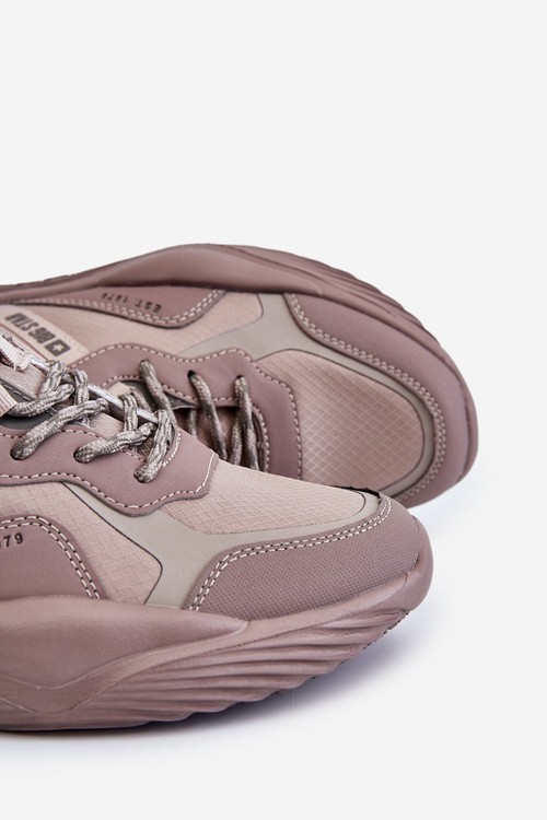 Pánske ľahké tenisky pamäťové penové penový systém Big Star LL174151 béžová