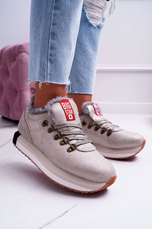 Dámska veľká hviezda Sports Beige EE274732