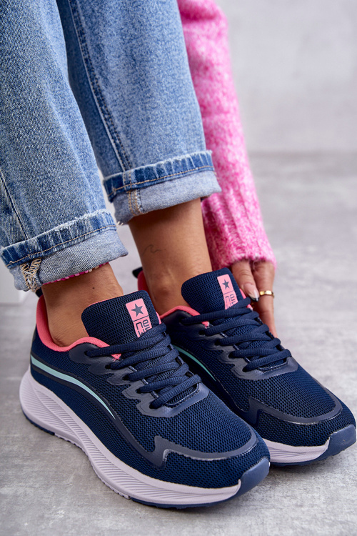 Dámská módní sportovní obuv Tenisky Námořnická modrá Ida