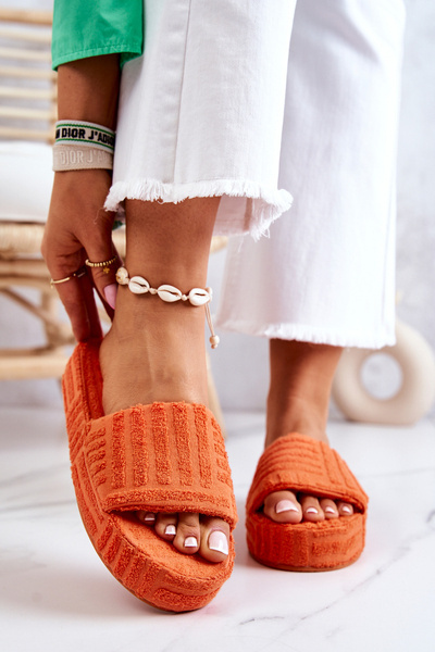 Flip flops Papcie na platforme Lilly Orange