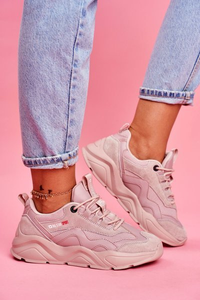 Dámske športové topánky tenisky Big Star Pink FF274960