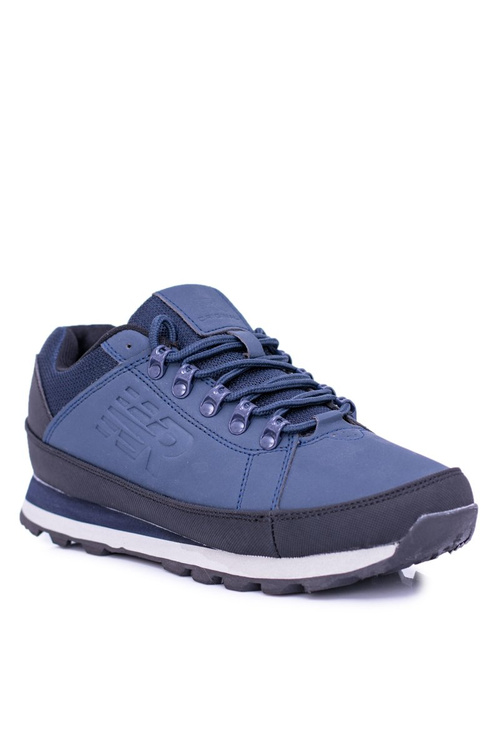 Solid Men Navy Blue Trekking topánky Newlans