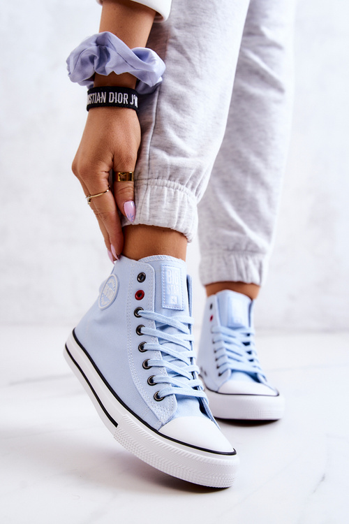 Dámske vysoké tenisky Veľká hviezda JJ274209 Blue
