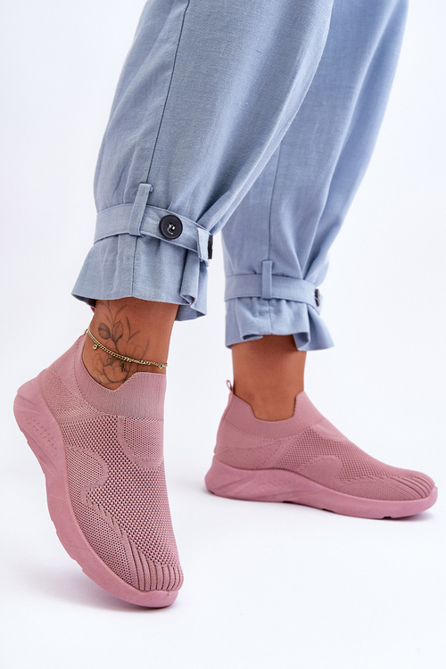 Dámské Sportovní Slip-On Boty Růžové Claris