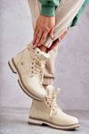 Dámské zateplené boty Trappers Béžový Liv