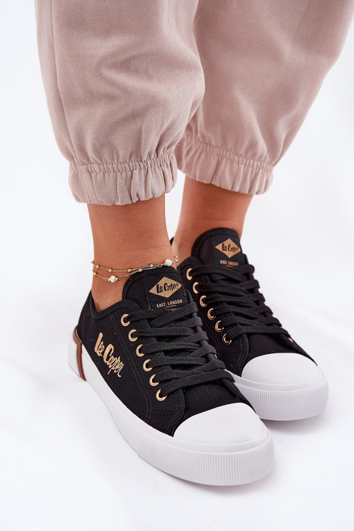 Dámske Textilné Tenisky Lee Cooper LCW-25-31-3427L Čierne