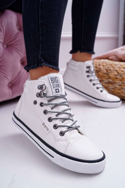 Dámské Tenisky Big Star bílé zateplené EE274411