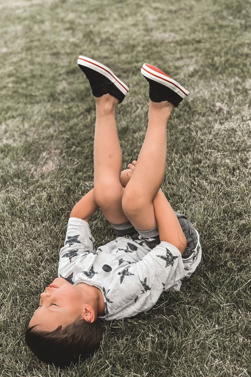 Detské sklz-on tenisky skĺznuté veľkej hviezdy HH374013 čierna