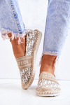 Klasické espadrilky béžove Warm Time