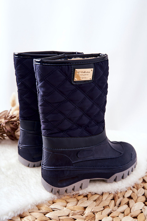 Détské Sněhule Teplé Námořnická modř Mussi