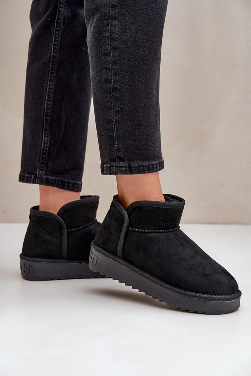 Dámské Sněhule Na Platformě D.Franklin DFSH370010 Černé