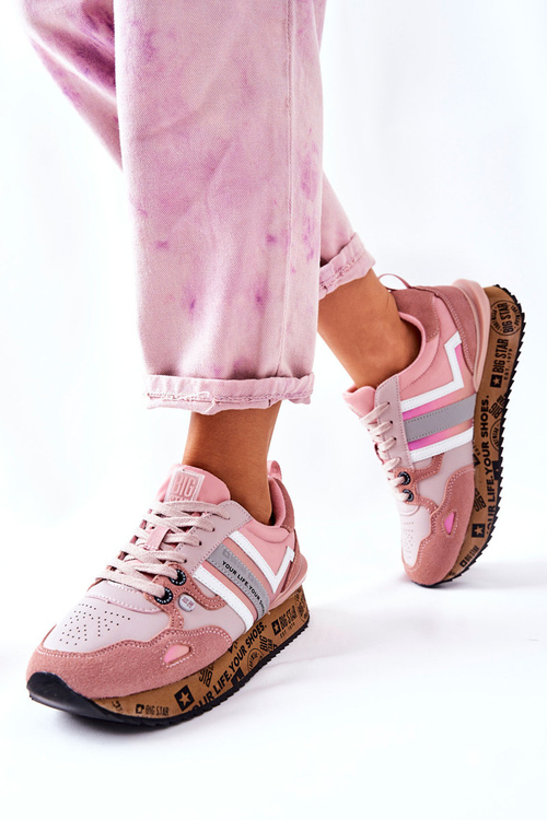 Dámska športová topánka veľká hviezda II274298 Pink