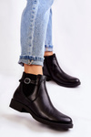 Dámské zateplené boty Jodhpur Černé Janette