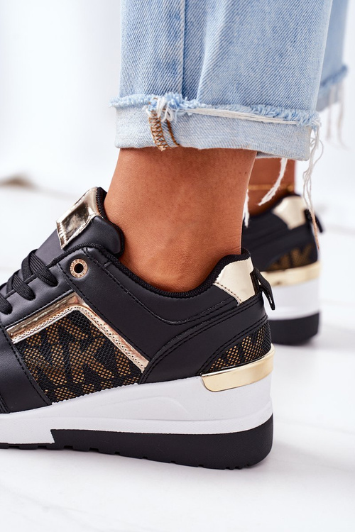 Klínové Tenisky Sneakers Černé Weekend