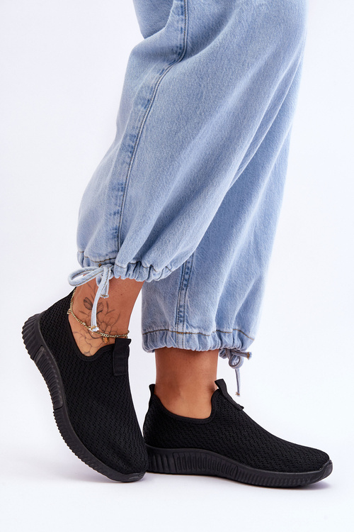 Klasické slip-on tenisky Černá Frankie