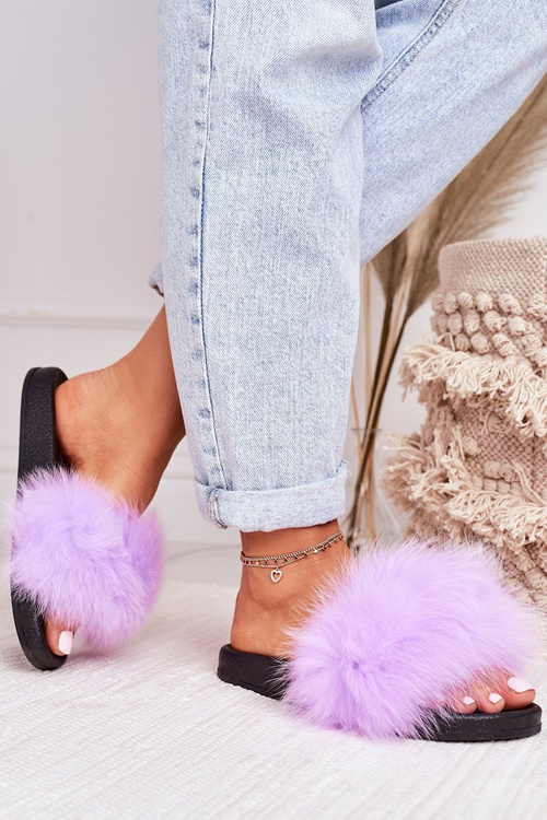 Ženské fialové žabky Belmondo