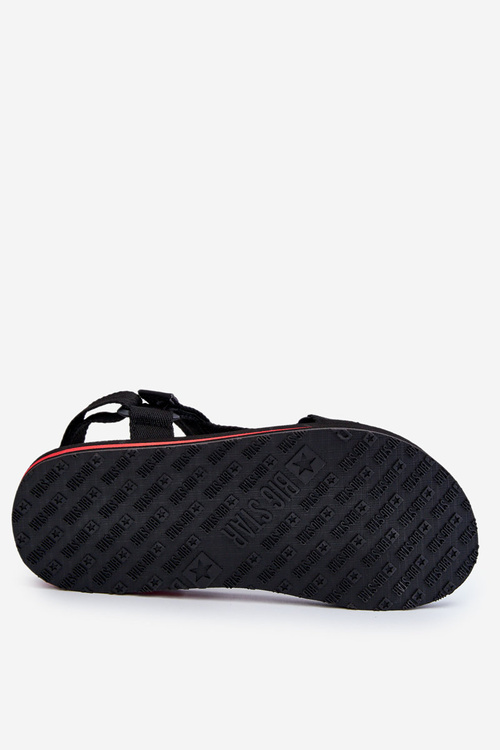 Pánské sandály na suchý zip Big Star DD174717 černé