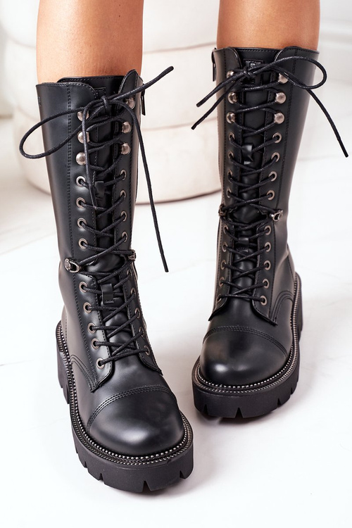 Teplé Kozačky Big Star II274115 Černé