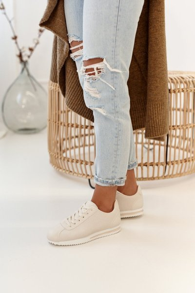 Dámske športové topánky tenisky béžová nova