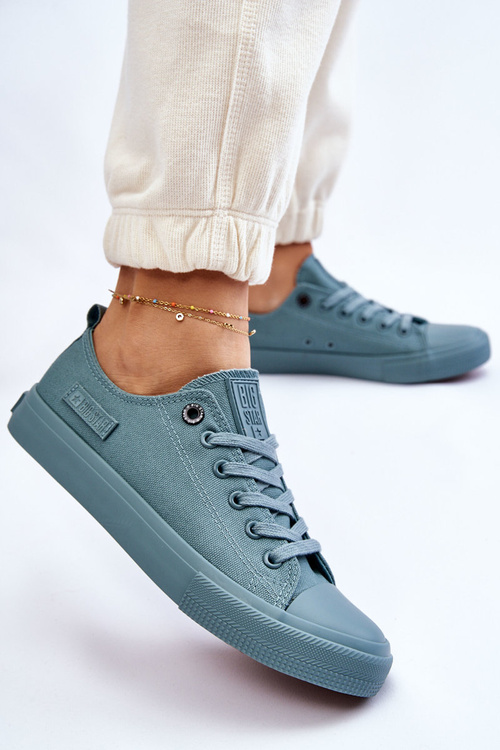 Dámska klasická nízka veľká hviezda LL274019 Zelená