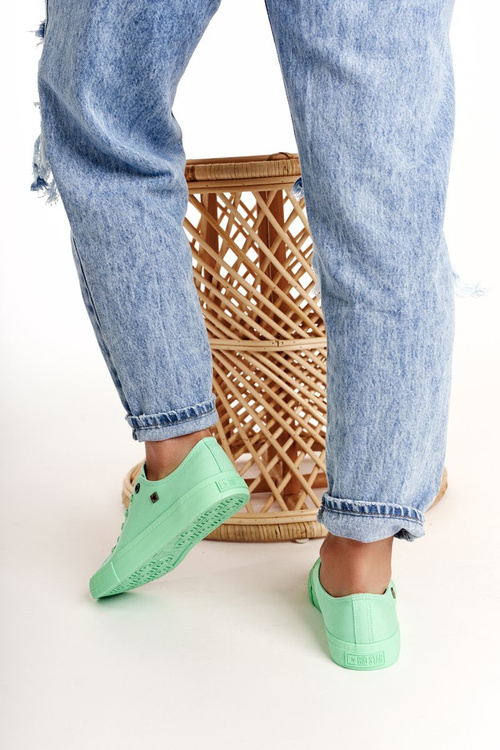 Dámska klasická nízka veľká hviezda AA274030 Zelená