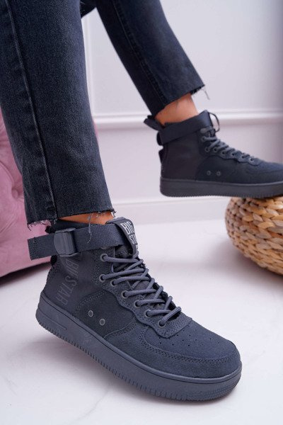 Dámská Obuv Sneakers šedé Big Star EE274661