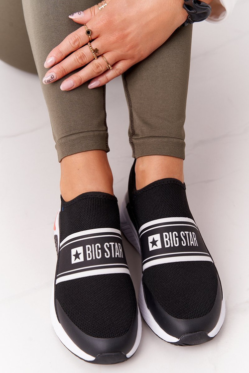 Tenisky Slip-On Memory Foam Big Star HH274536 Černé