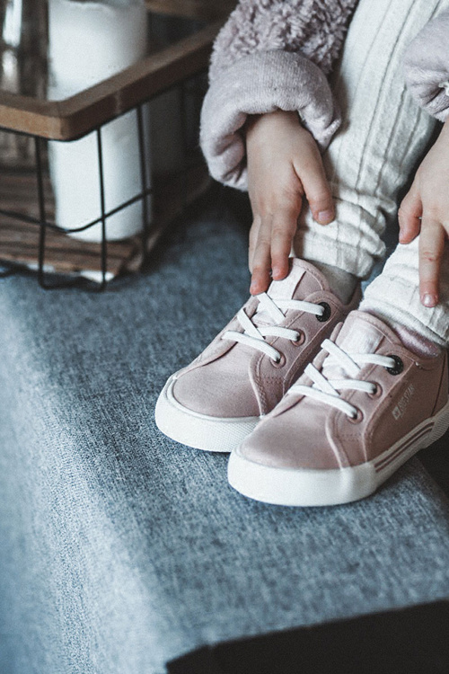 Veľká hviezda JJ374166 Svetlo ružové tenisky